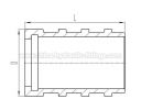 NO-SKIVE FERRULE FOR SAE 100R7 HOSE - 00018