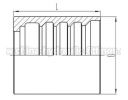 SKIVE FERRULE FOR CHINA 1-WIRE HOSE - 01100